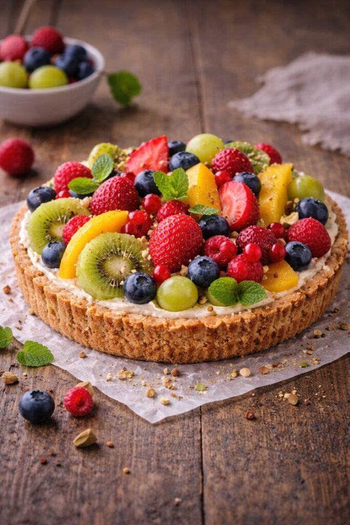 Tarta de frutos rojos